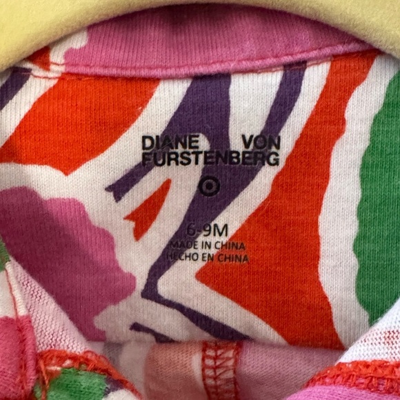 DVF Target Collab Colorful Floral Baby one-piece size 6/9 month - Picture 3 of 4